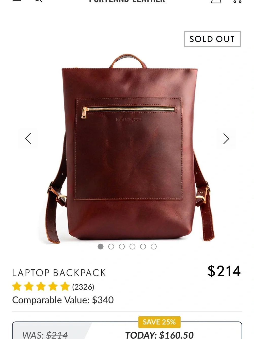 Leather Laptop Backpack with leather laptop  sleeve for Women - Portland Leather